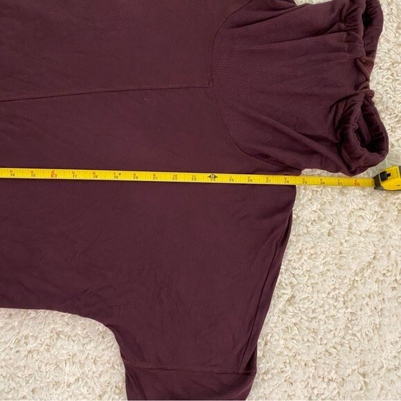 Marc New York Performance Women's Long Sleeve Sweatshirt. Wine. XL. Drawstring. - Picture 8 of 8